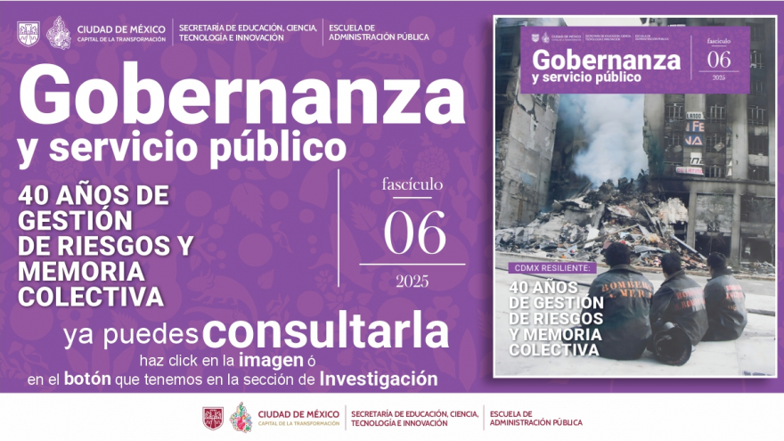 Revista Gobernanza y servicio público