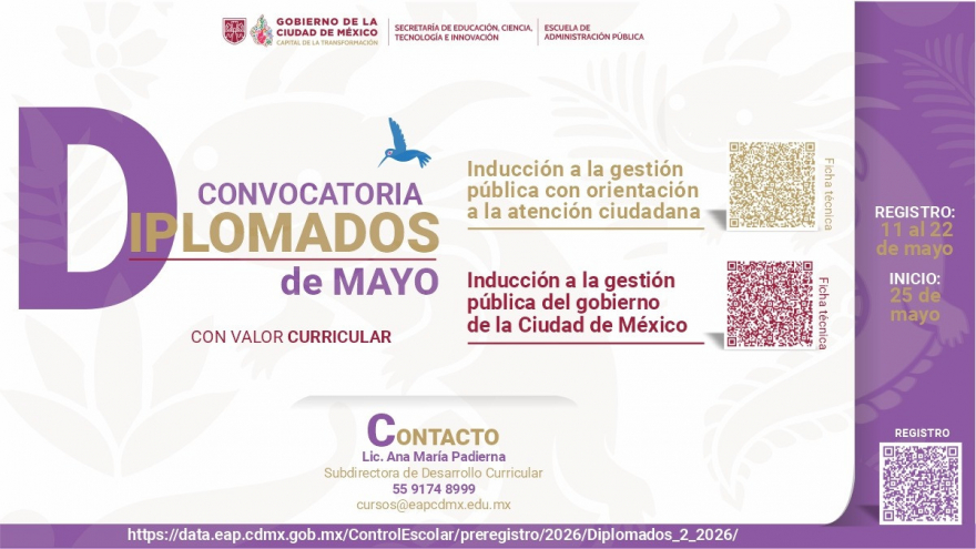 Convocatoria de Diplomados 2026
