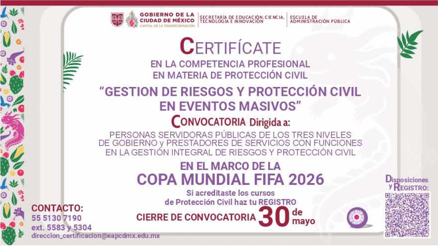 Convocatoria Certificación Eventos Masivos FIFA