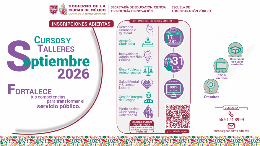 Cursos Septiembre 2026